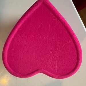 Pink Heart-Shaped Tray